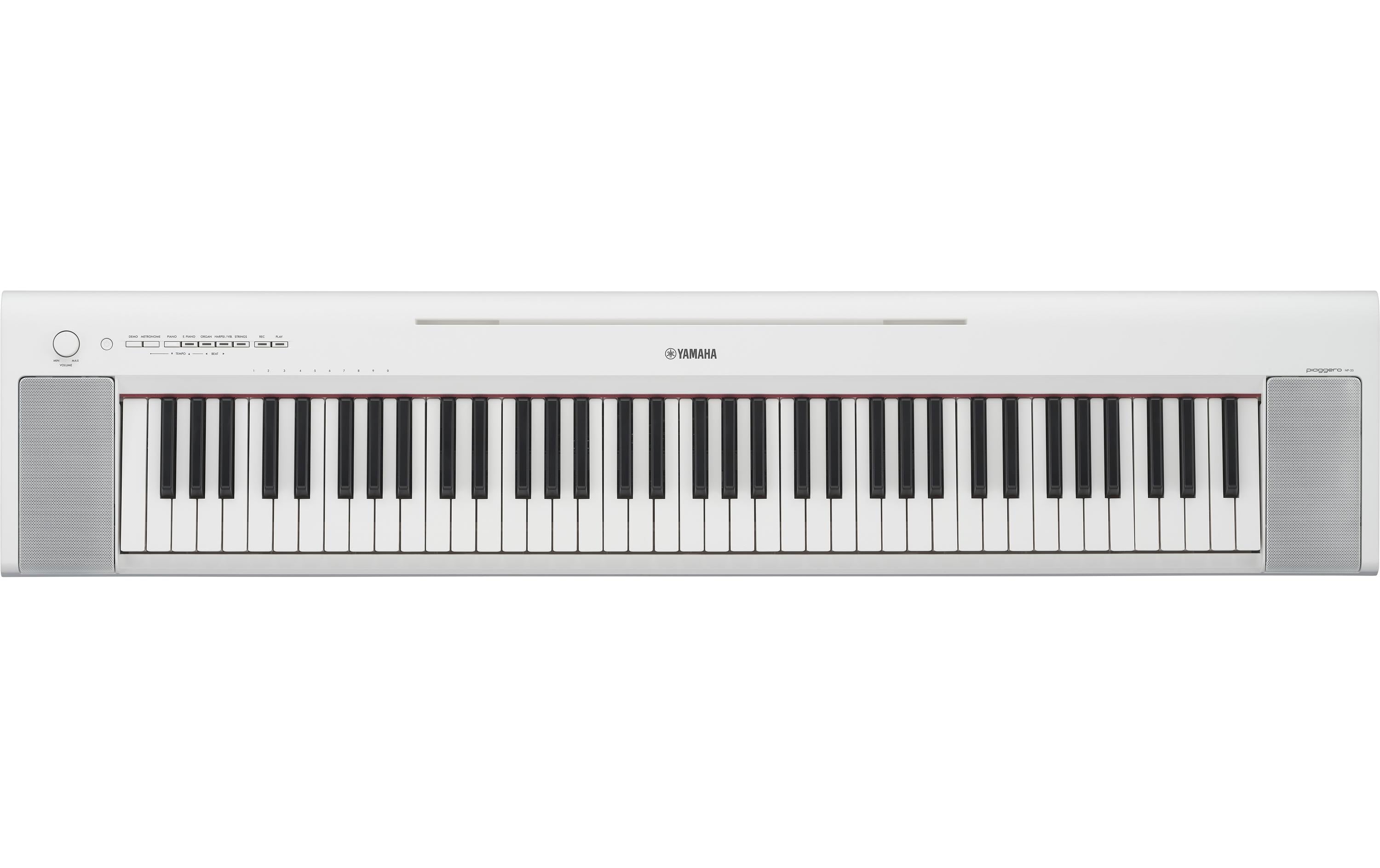 Yamaha NP-35WH Portable Keyboard, 76 Keys, weiss