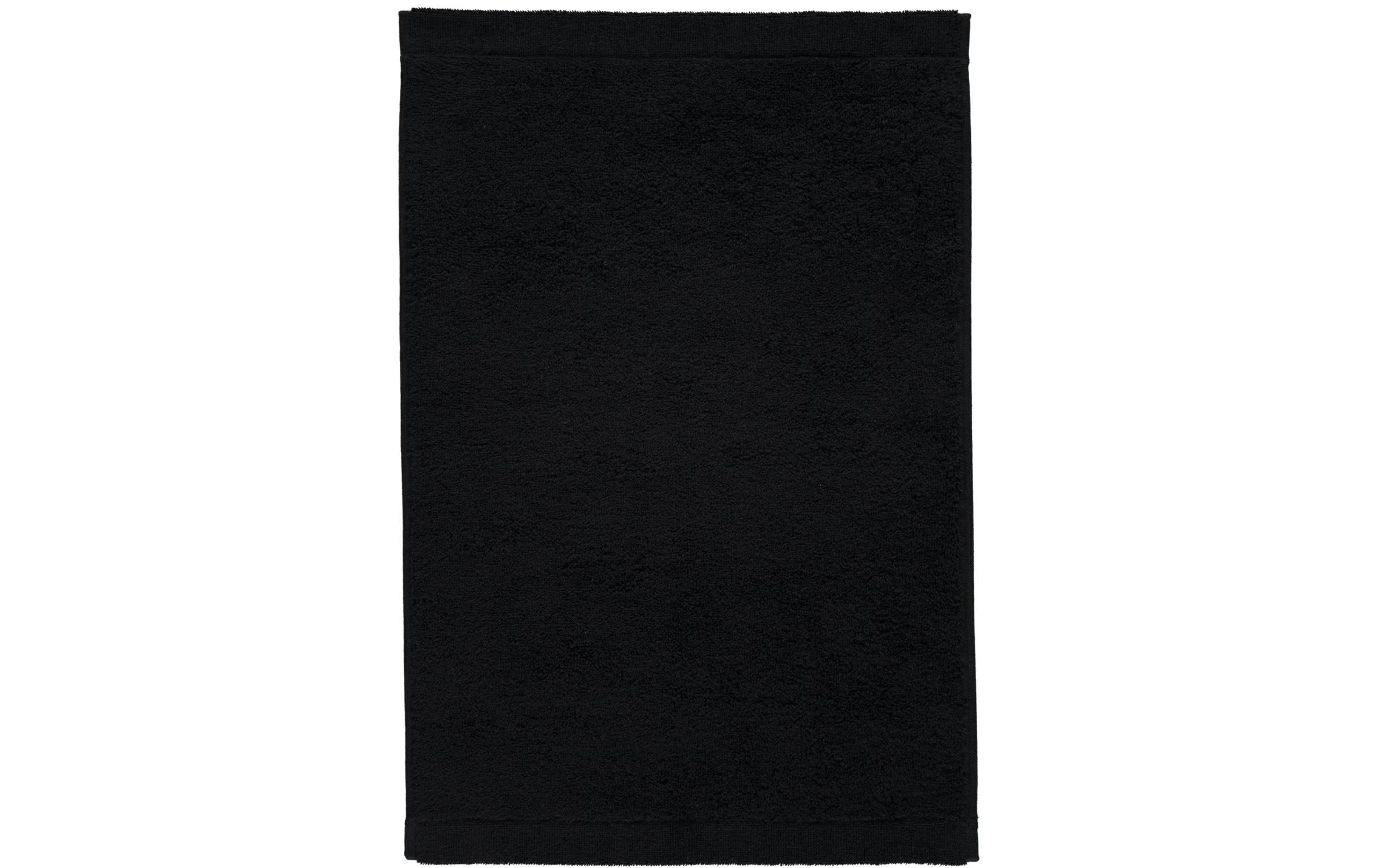 Cawö Gästetuch Lifestyle Uni 30x50 100% Baumwolle, schwarz