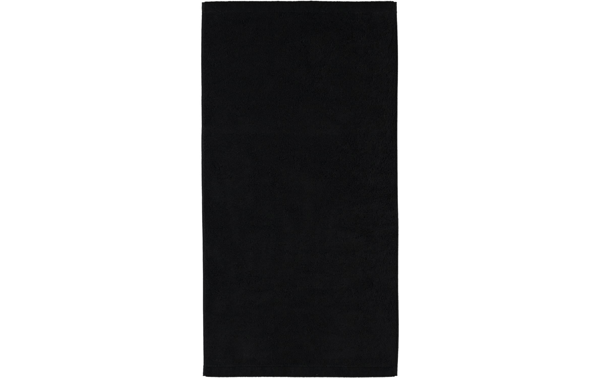 Cawö Handtuch Lifestyle Uni 50x100 100% Baumwolle, schwarz
