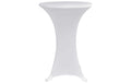 Dameco Stehtisch Husse, Stretch, Weiss 60-65x120 cm (DxH), 90%Polyester,10%Elastan