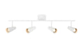 MARKSLOJD Crest 4L Sandy Weiss exkl. 4x GU10 LED 7W