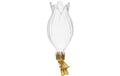 Rico Mini Clip-Vase Blüte mit Rillen oval, 3.5 x 8 cm