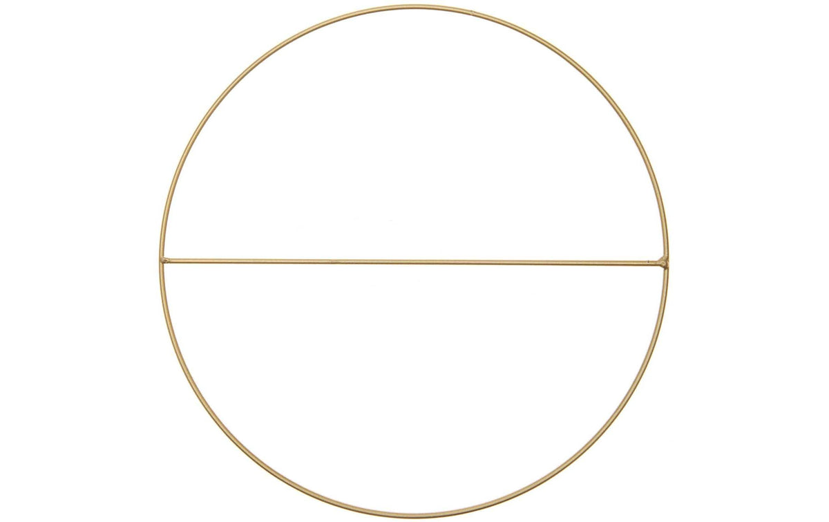 Rico Metallring mit Querstrebe gold 25 cm