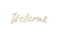 Rico Holzschriftzug Welcome 29 x 10 cm, magnetisch
