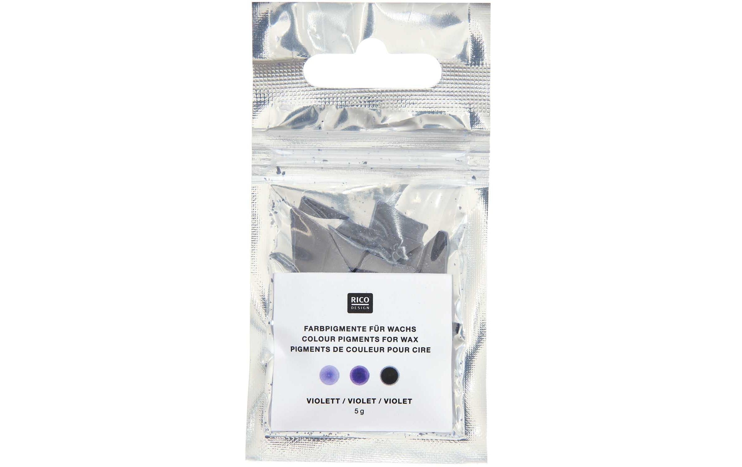 Rico Kerzenfarbe, violett 5 g, Wachs, Farbe