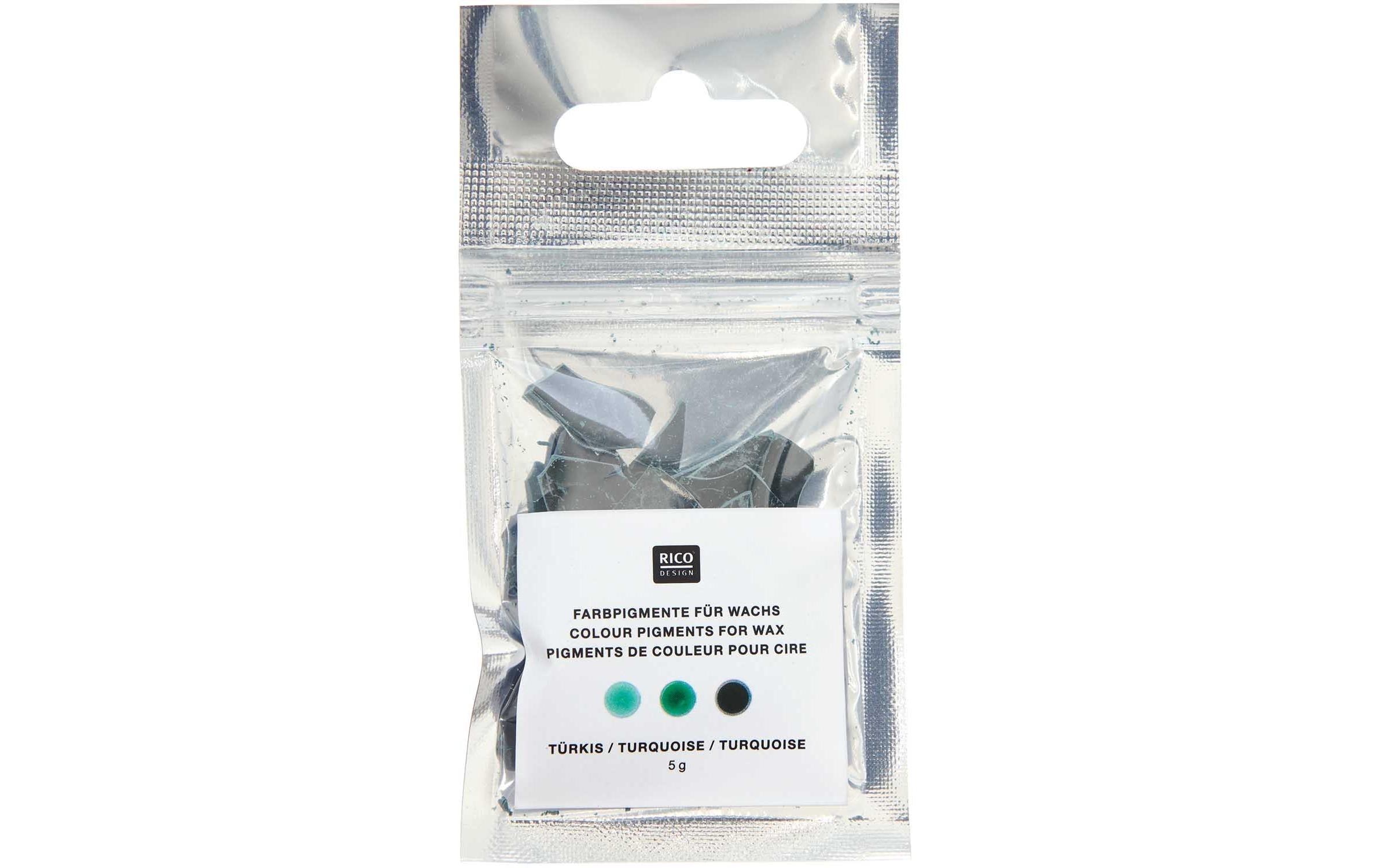 Rico Kerzenfarbe, türkis 5 g, Wachs, Farbe