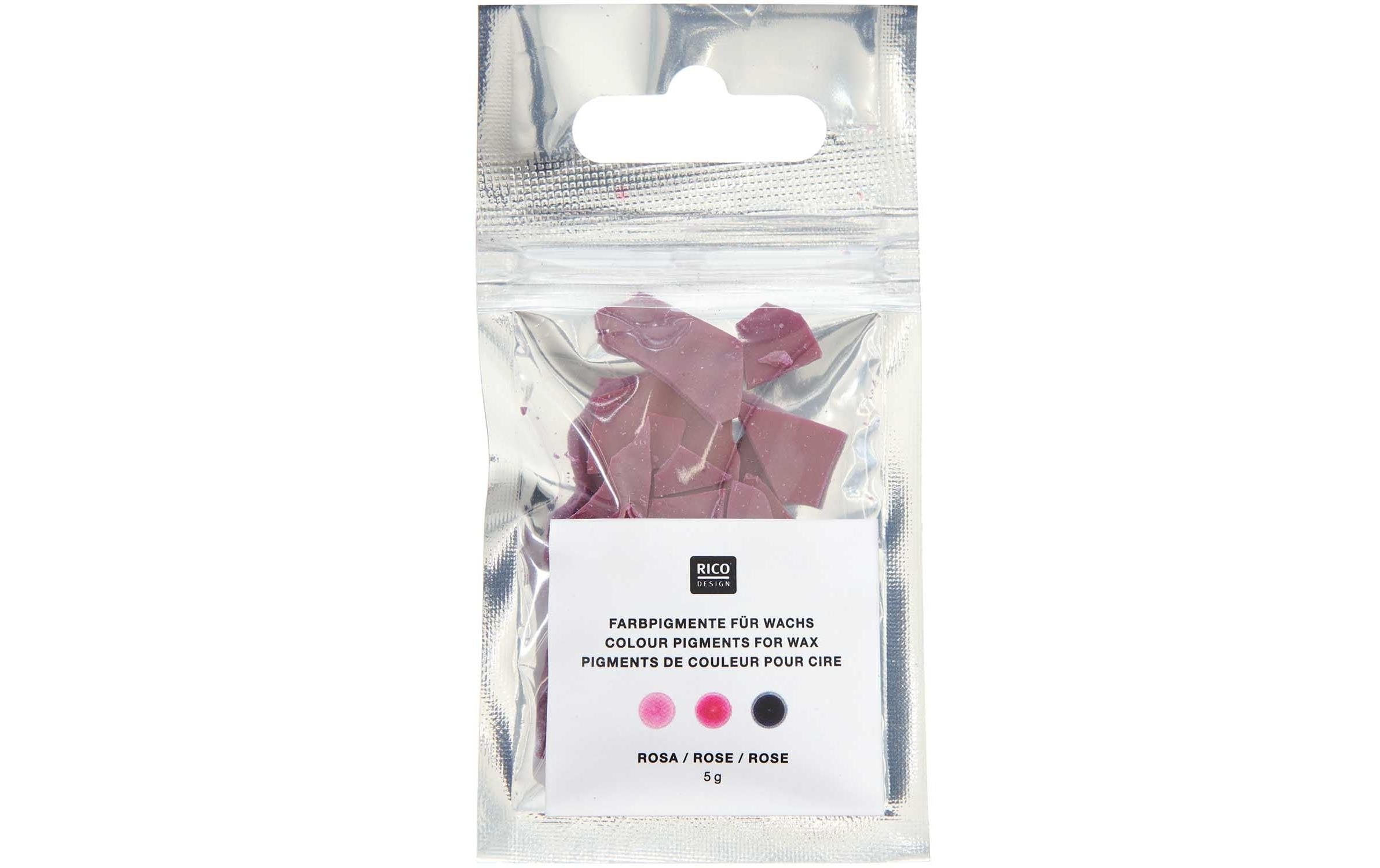 Rico Kerzenfarbe Rosa 5 g, Wachs, Farbe