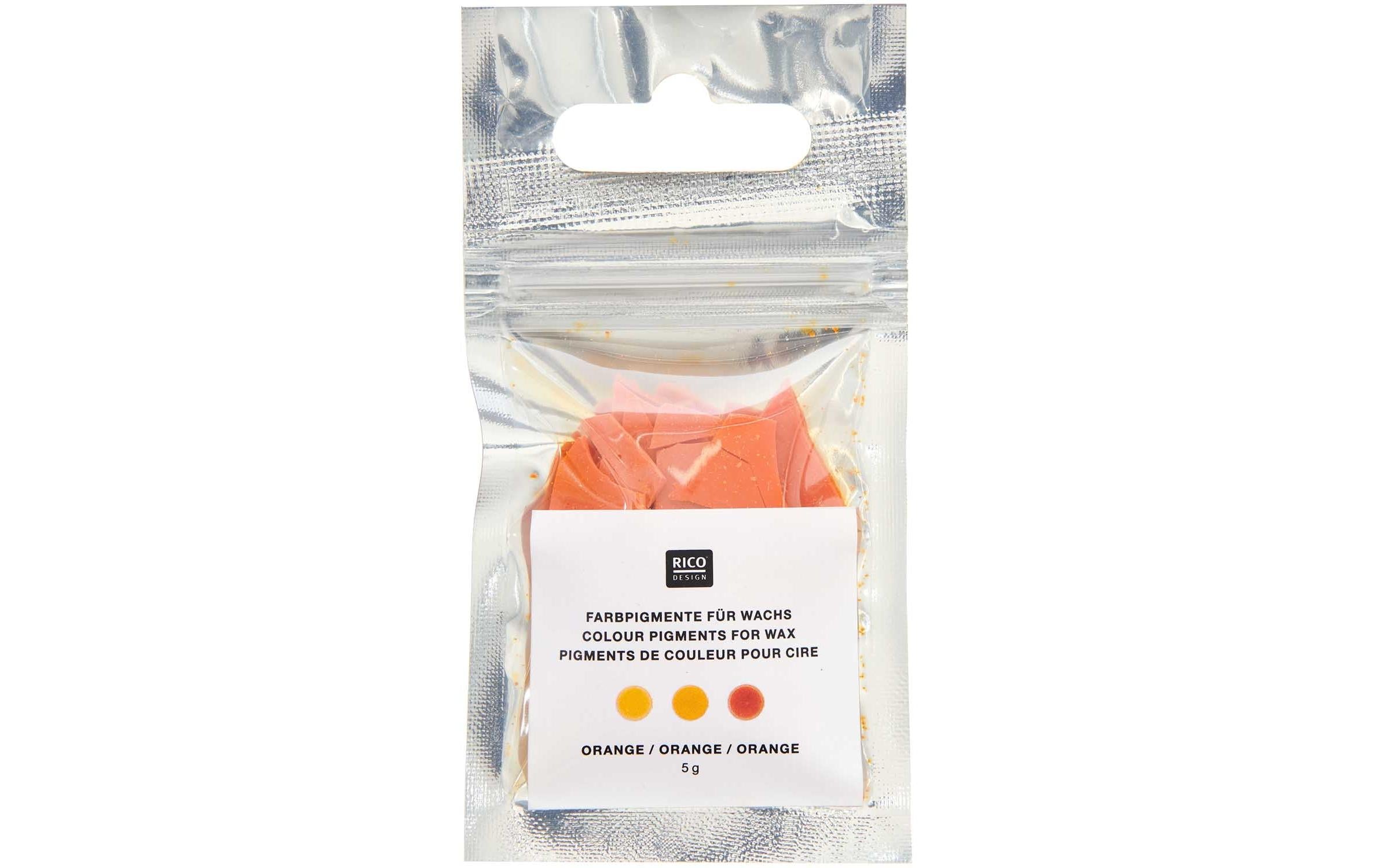 Rico Kerzenfarbe Orange 5 g, Wachs, Farbe