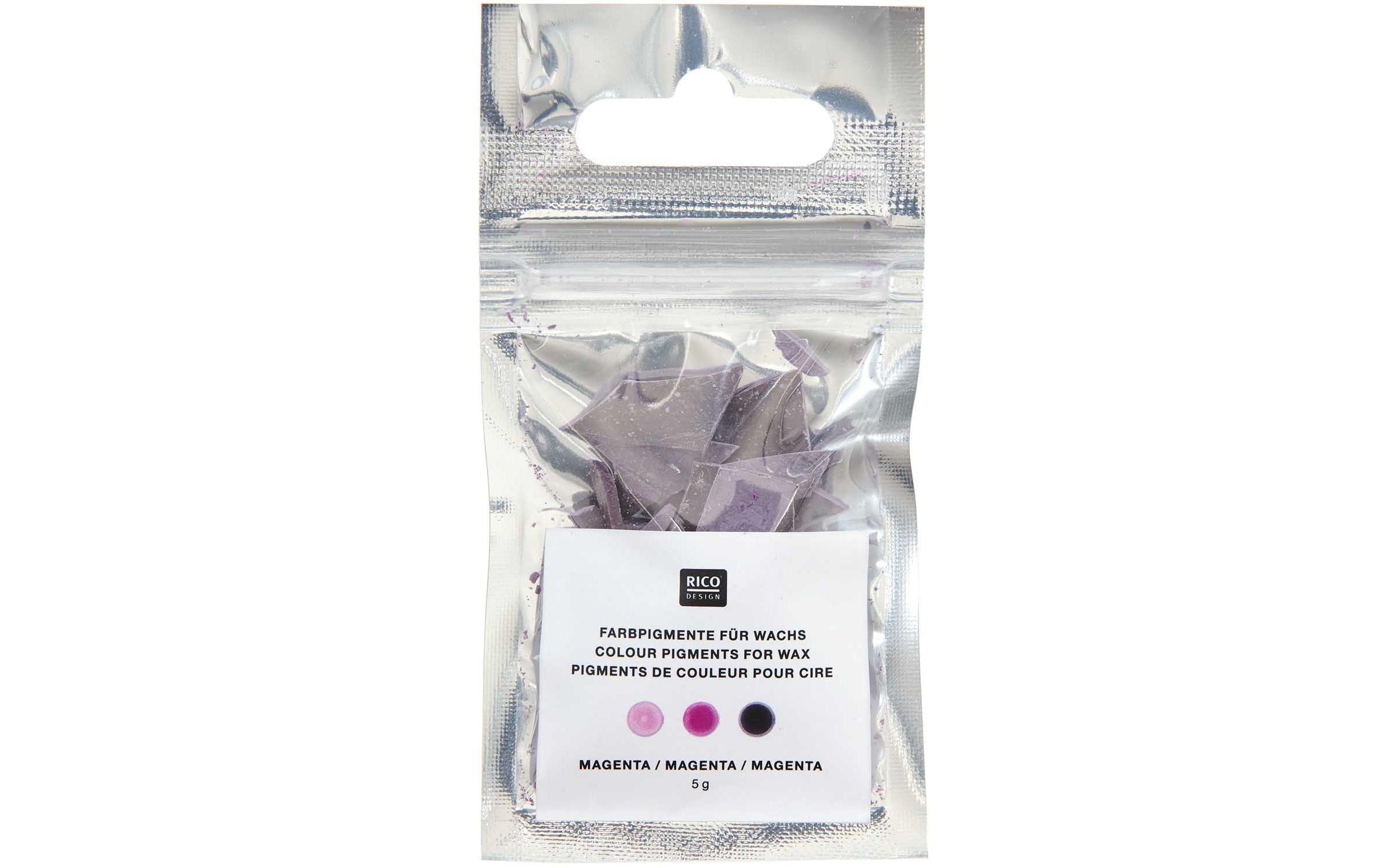Rico Kerzenfarbe Magenta 5 g, Wachs, Farbe