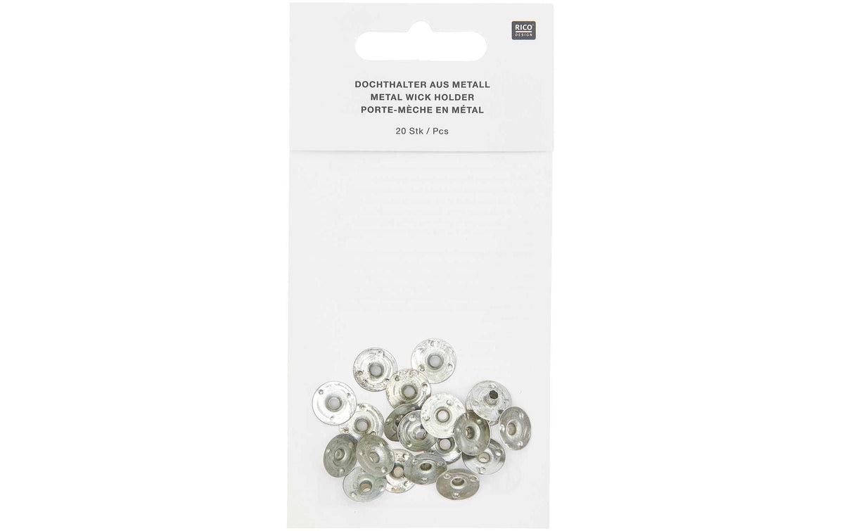 Rico Dochthalter aus Metall, 20 Stk Stahl, 20 Stk