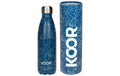 KOOR Flasche Thermo 500ml Tropical Leafs Stainless Steel, doppelwandig