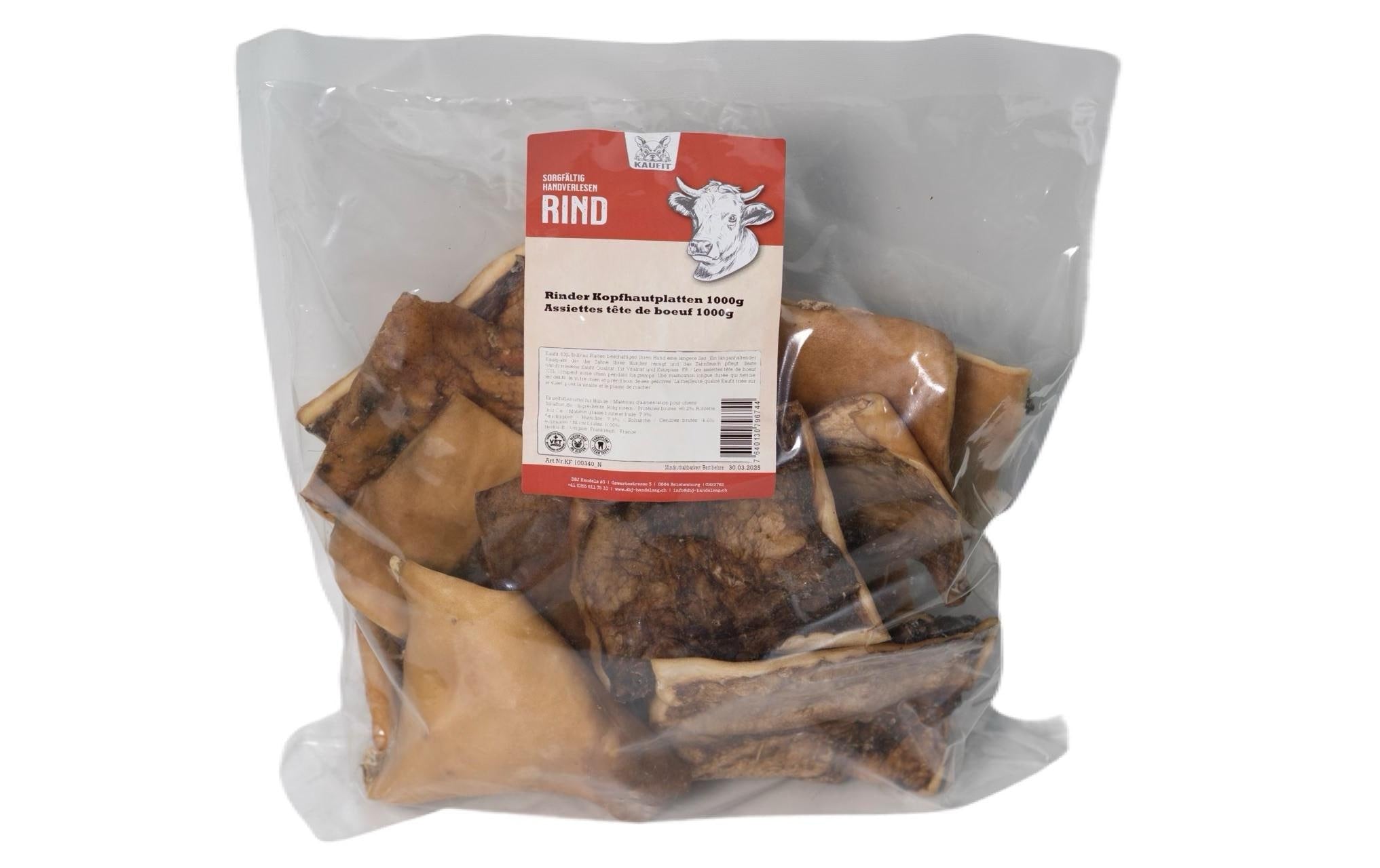 Kaufit  Bullkau Platten XXL 1000g grosse Stücke