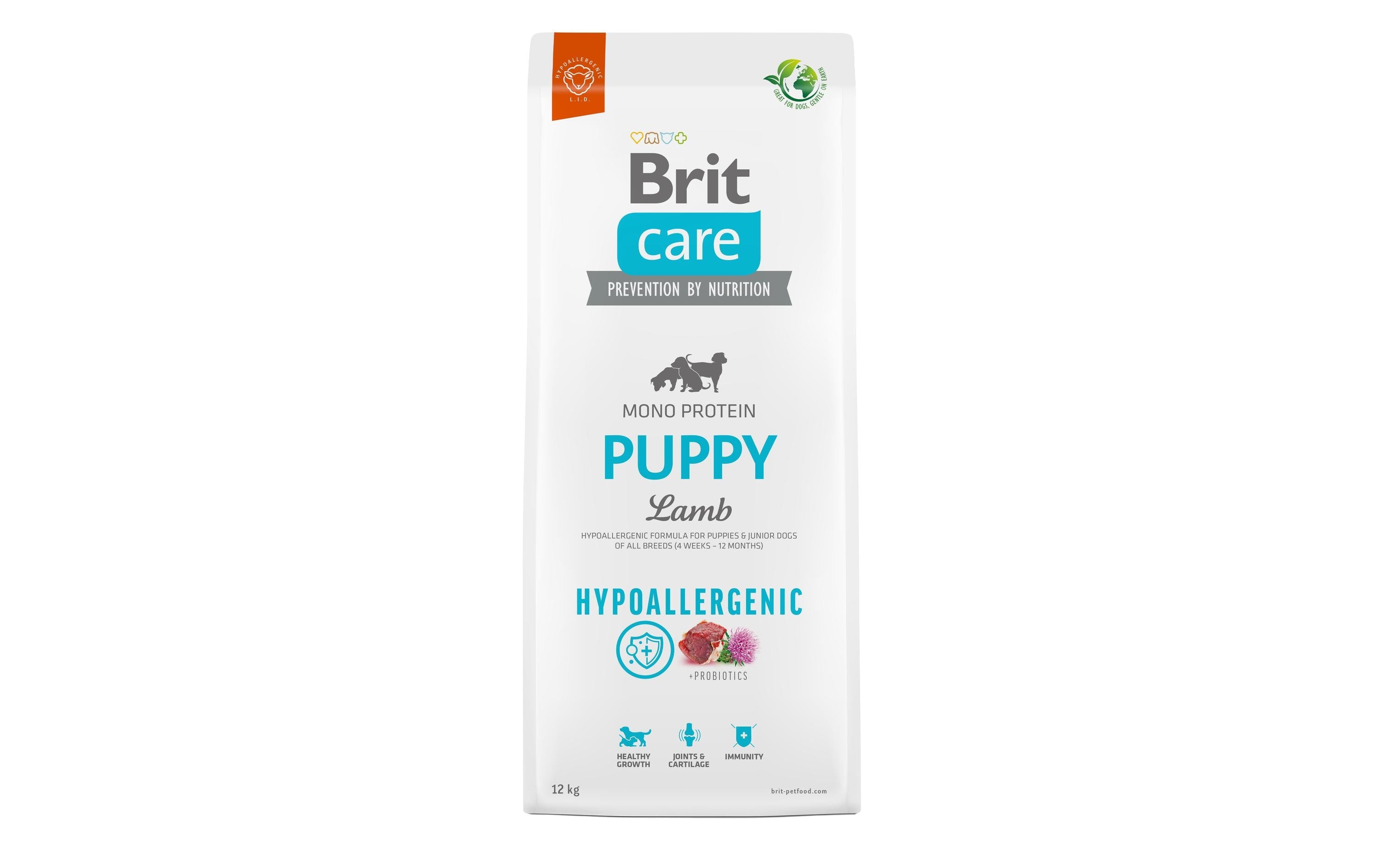 Brit Care Dog Puppy Hypoallergenic Lamm 12kg