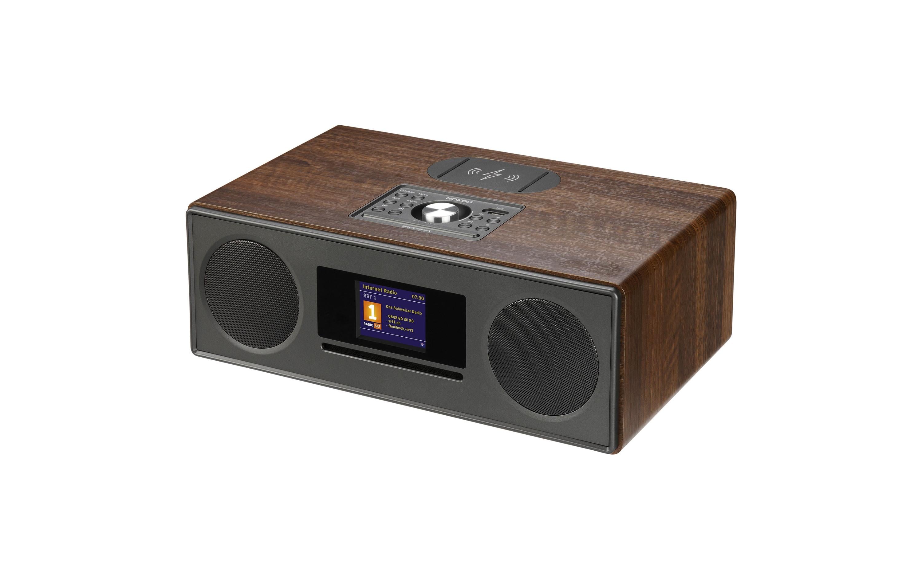 Noxon Pilatus Walnuss DAB+, Internetradio, CD, BT