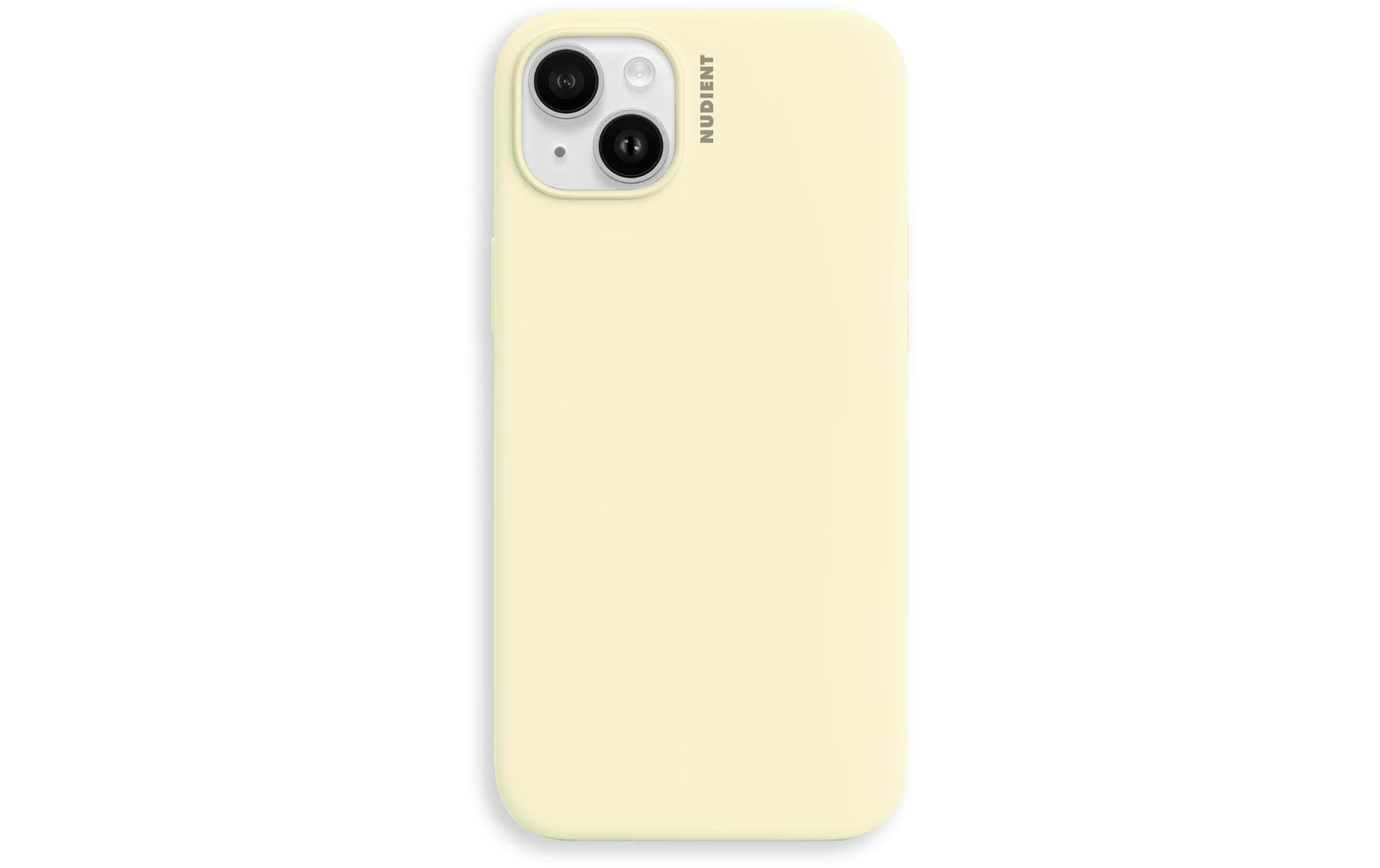 Nudient Base Case Pale Yellow fürs iPhone 14 Plus