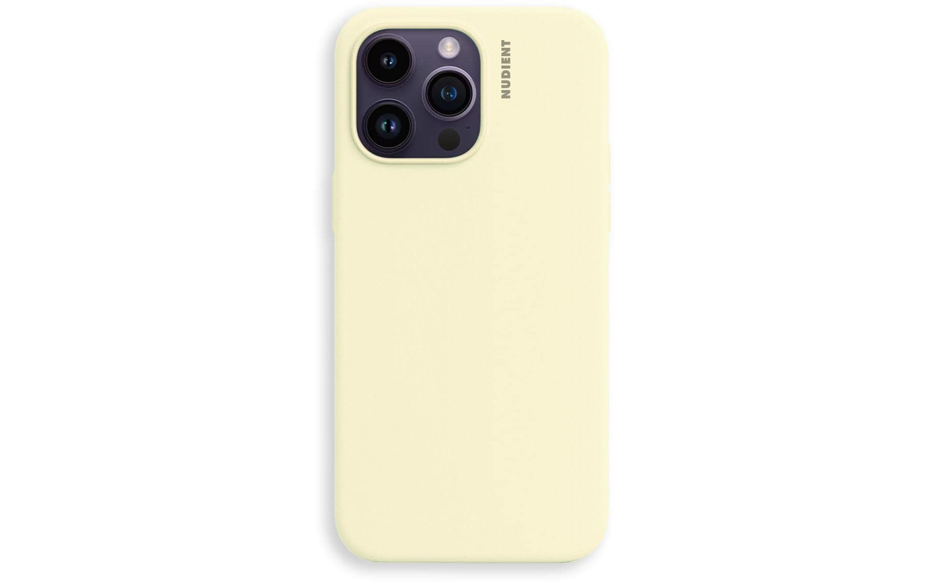 Nudient Base Case Pale Yellow fürs iPhone 14 Pro Max
