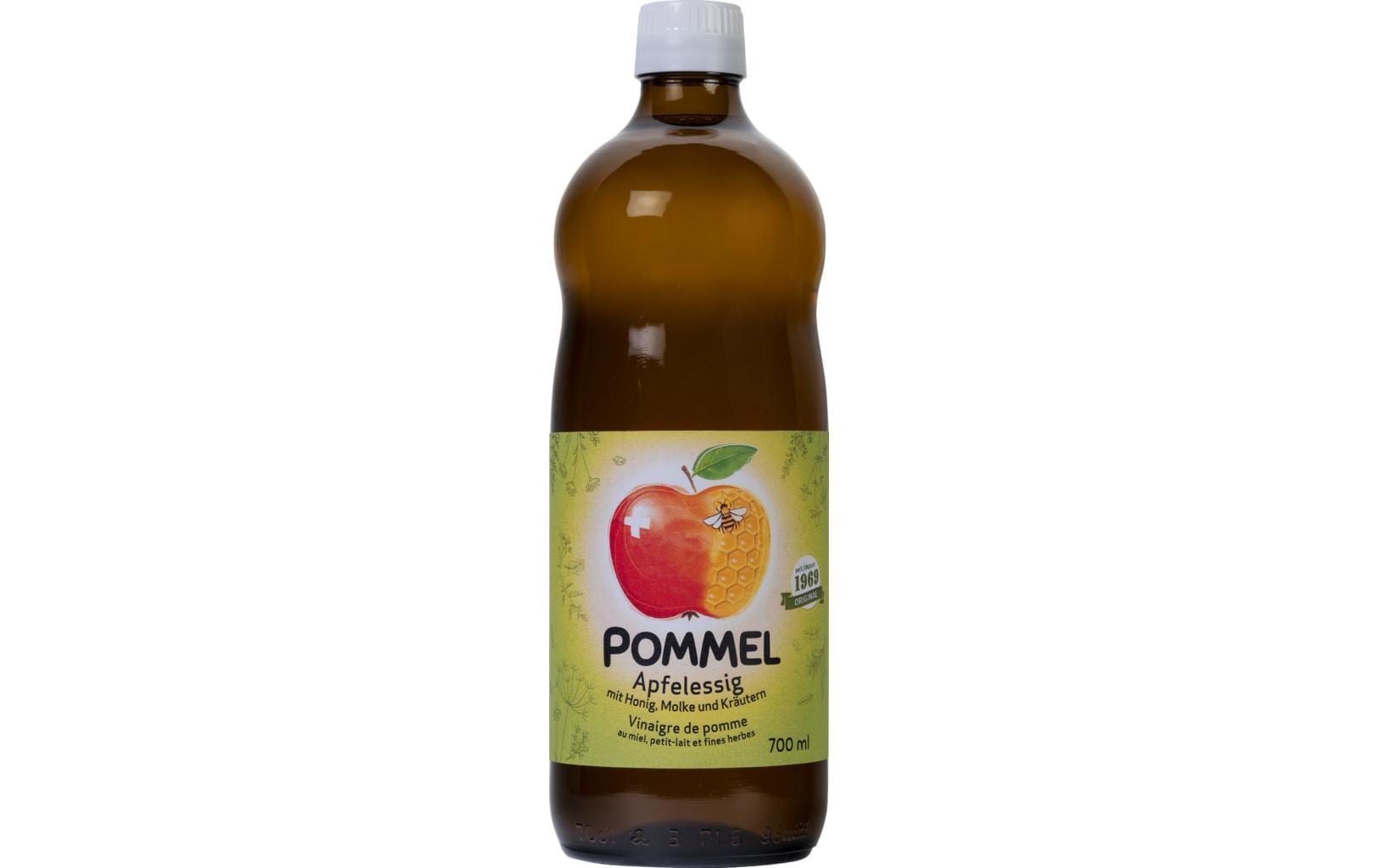 Apfel-Essig mit Honig, Molke und Kräutern 7dl
