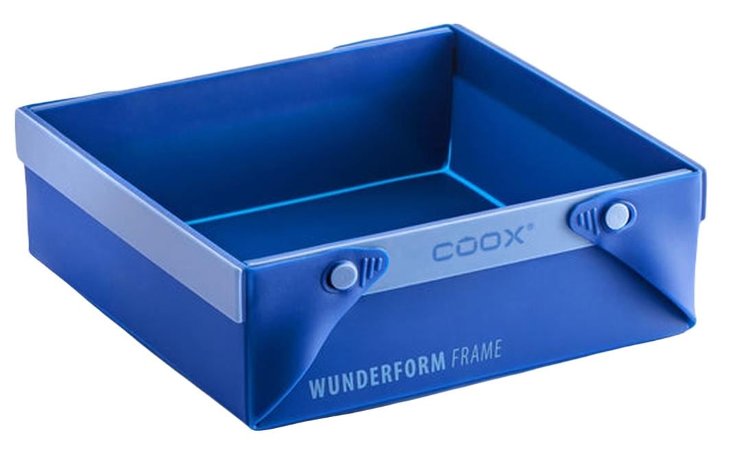 Coox Back-und Auflaufform SQ blau 19,5 x 18 x 7 cm, ca. 2,2 L