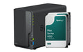 Synology DS223, 2-bay NAS inkl. 2x 16TB HDD Synology Plus HAT33x
