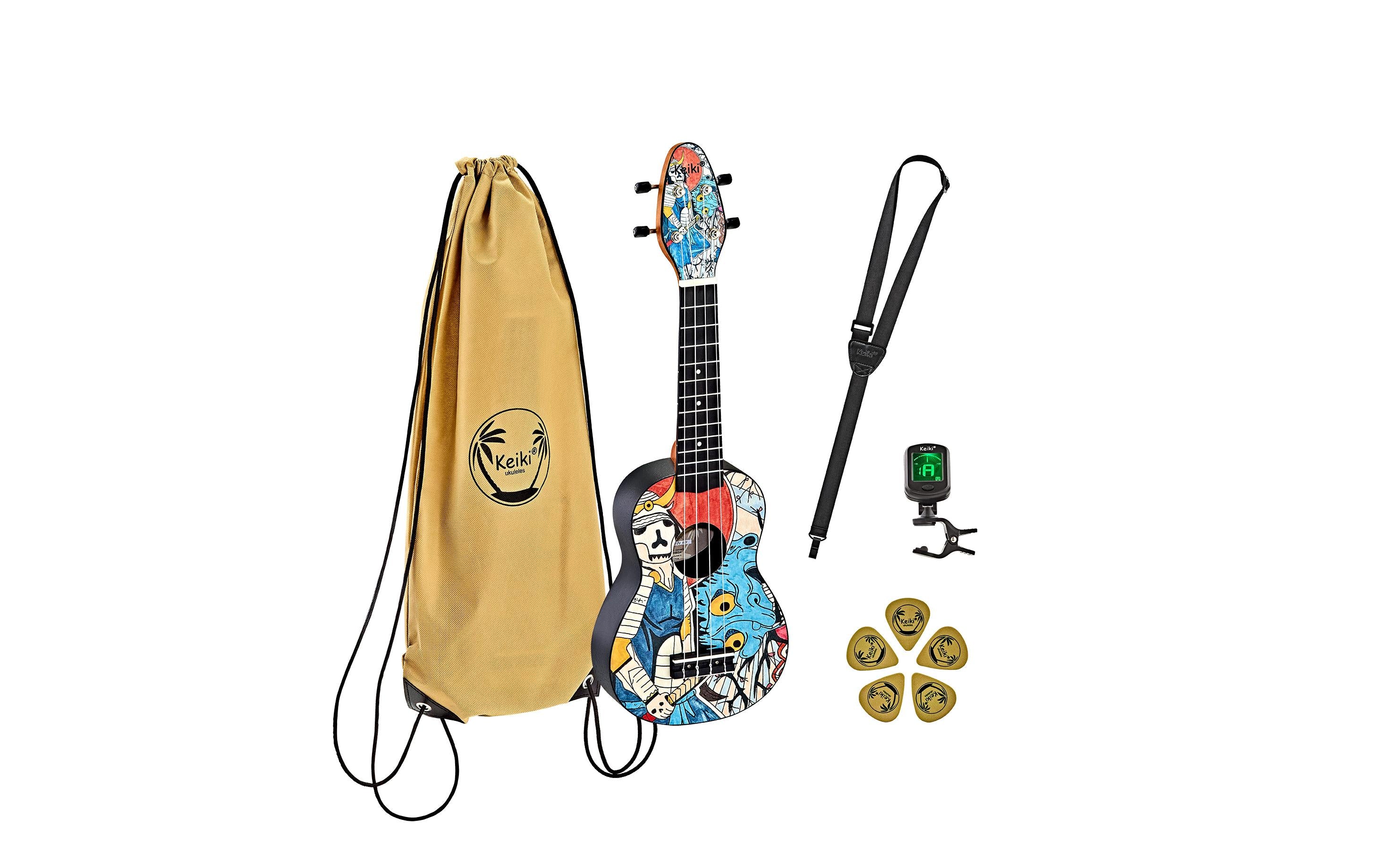 Ortega Guitars Keiki K2-SR Sopranukulelenset, Samurai