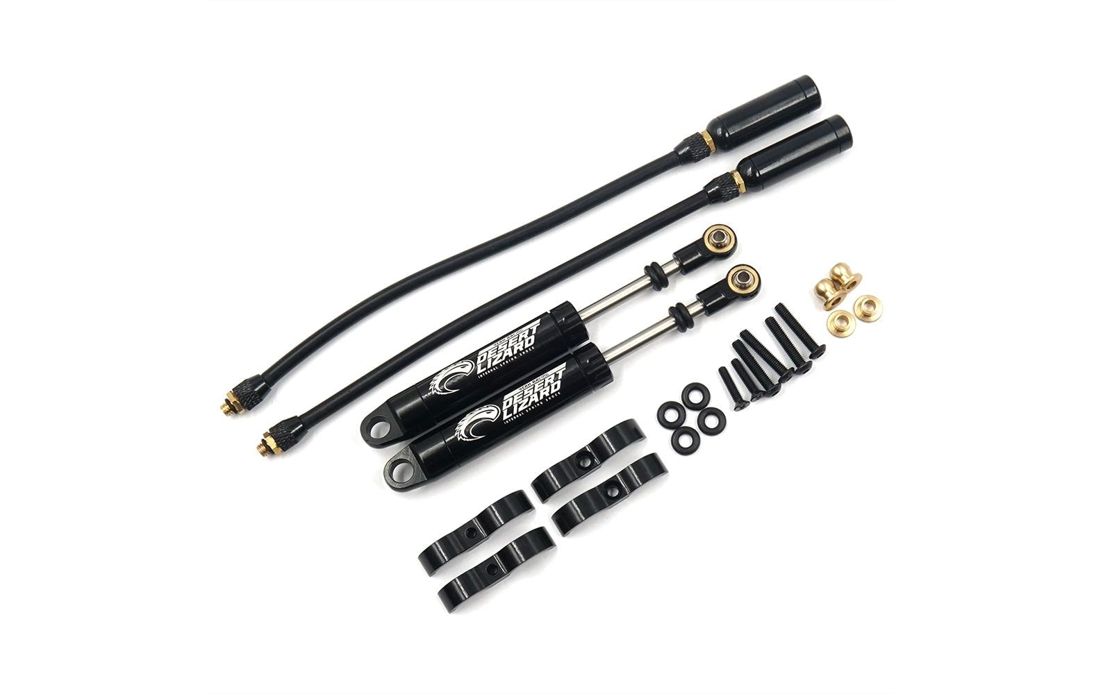 Yeah Racing Desert Lizard Dämpfer Set 100mm Piggypack, Black