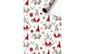 Stewo Geschenkpapier Nisse 70x200cm, rot