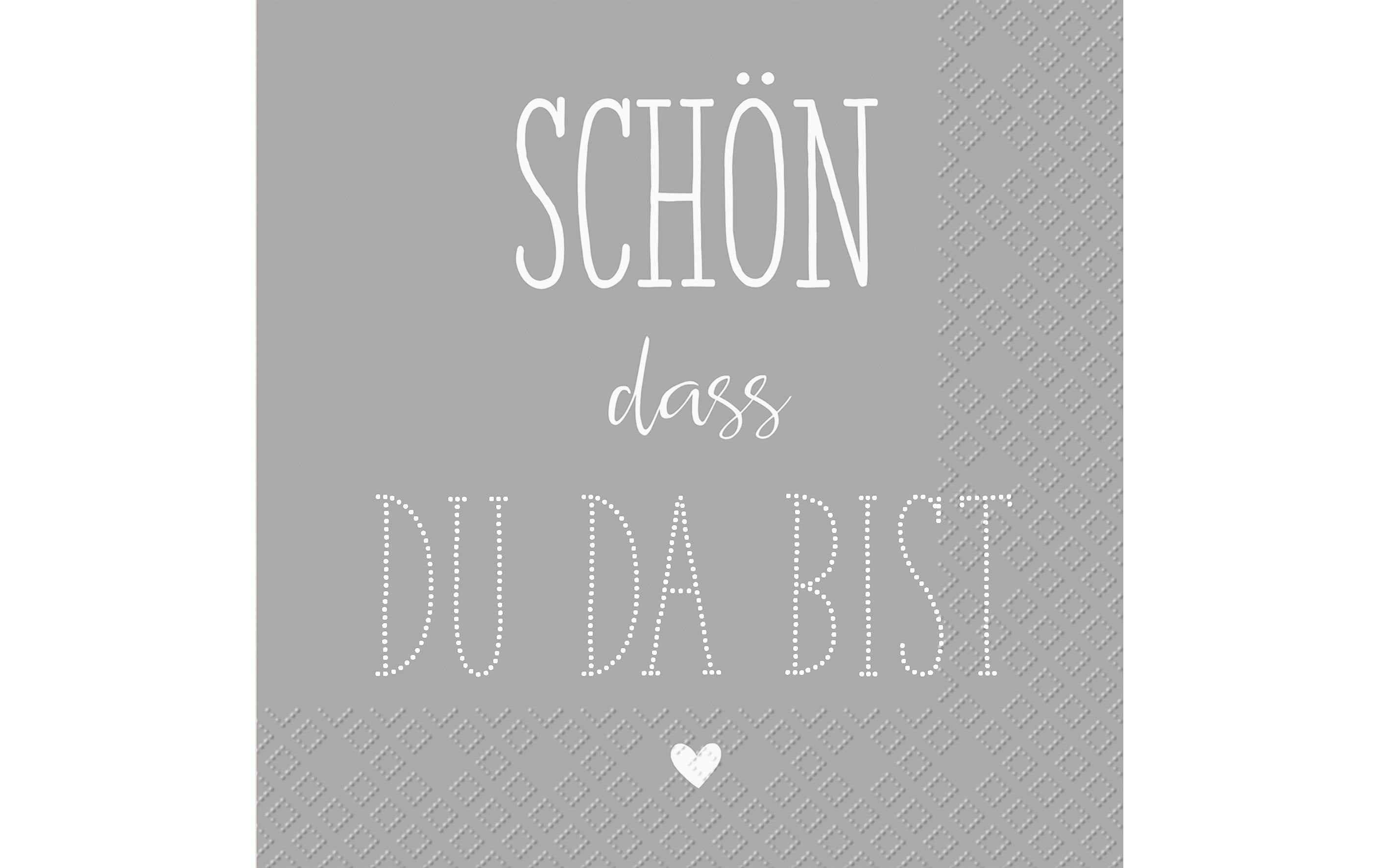 Stewo Servietten Dahoma 25x25cm, grau