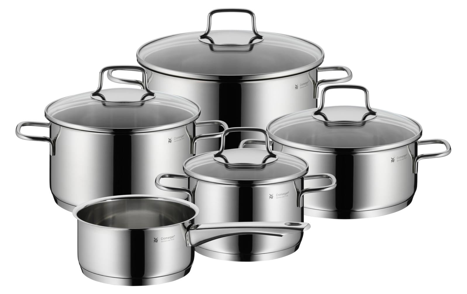 WMF Topf-Set Astoria 5-teilig Edelstahl poliert