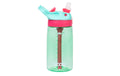 KOOR Flasche Kinder 450ml Grün Tritan+PP+Silikon, 7x7x17cm