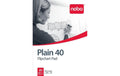 Nobo Flipchartblock, 40 Blatt Weisses Papier, blanko, 58x81cm