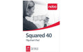 Nobo Flipchartblock, 40 Blatt Weisses Papier, kariert, 58x81cm