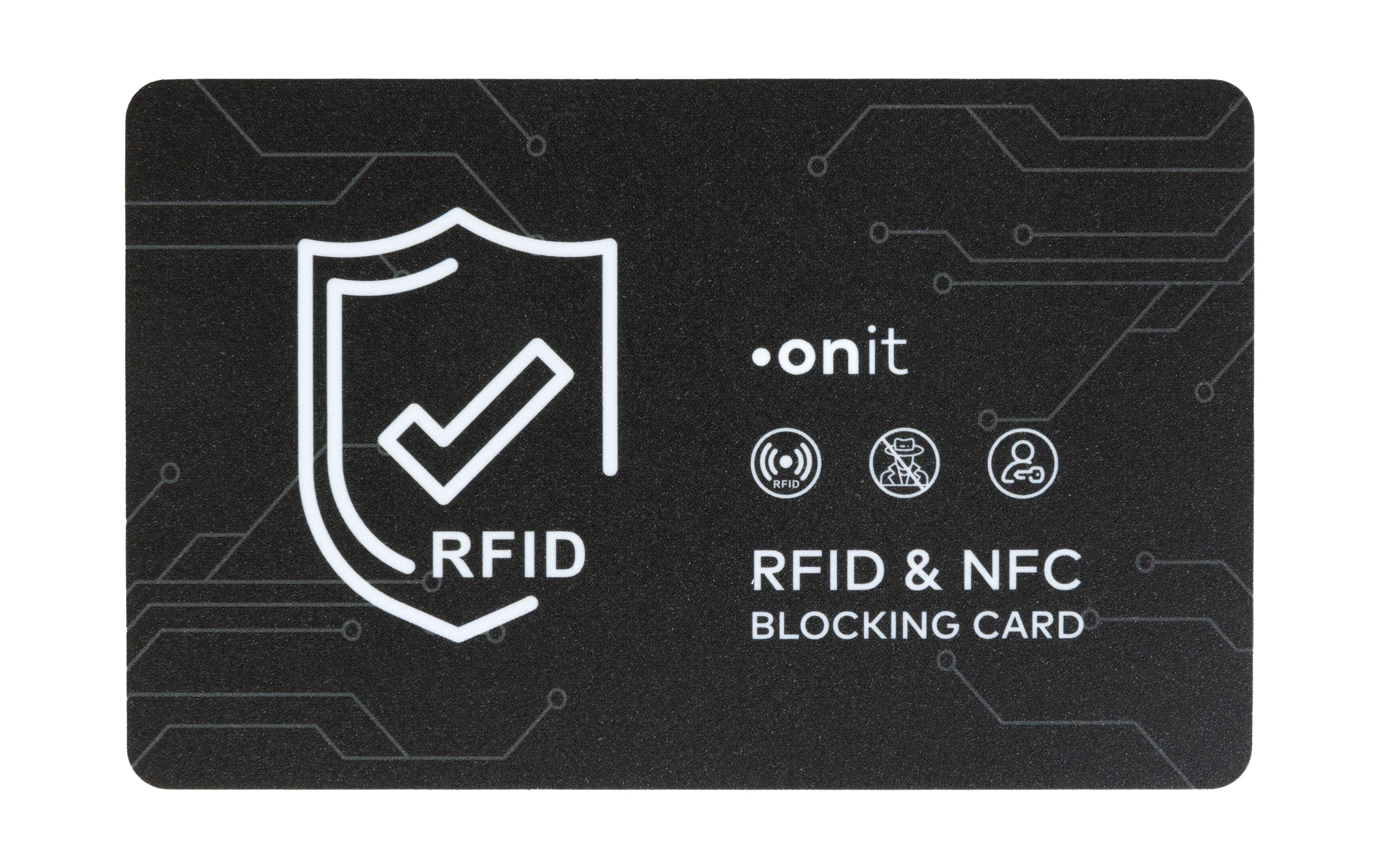 onit Skimming Blocker Kreditkartenschutz RFID/NFC-Blocker