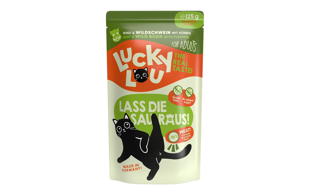 Lucky Lou Lifestage Adult Rind&Wildschwein 125g