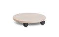 Zeller Pflanzenroller ø 35 cm Kiefernholz Polen, Höhe:7cm,Tragkraft 100kg