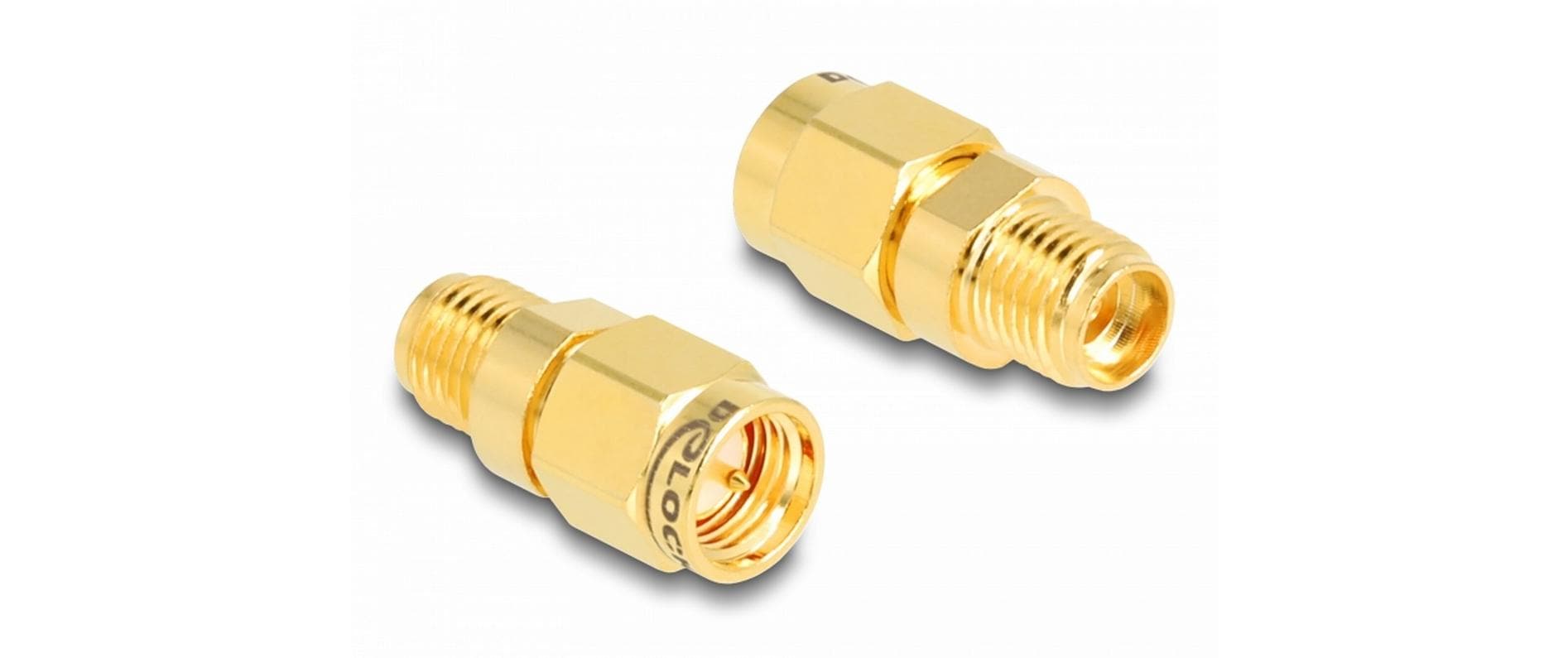 Delock Adapter SMA zu SMA Stecker zu Buchse C6801