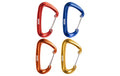 KOOR Karabiner 12kN assortiert 4 Stk. Aluminium, 81x48mm