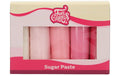 FunCakes Fondant Rosa Töne 5 Rollen (500g)