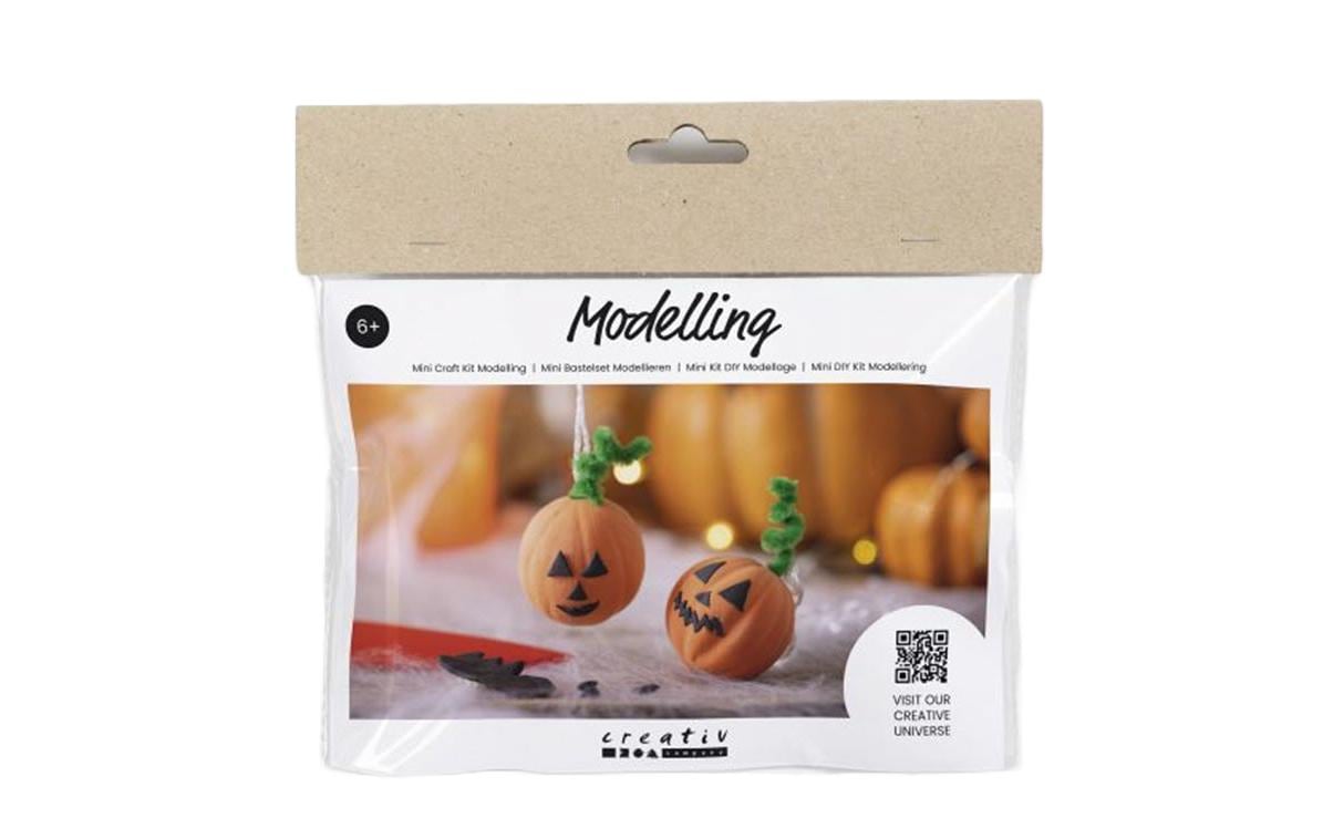 Creativ Company  Bastelset Halloween Kürbis, 12 Stück