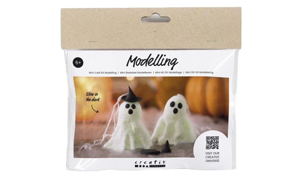 Creativ Company  Bastelset Halloween Geist, 12 Stück