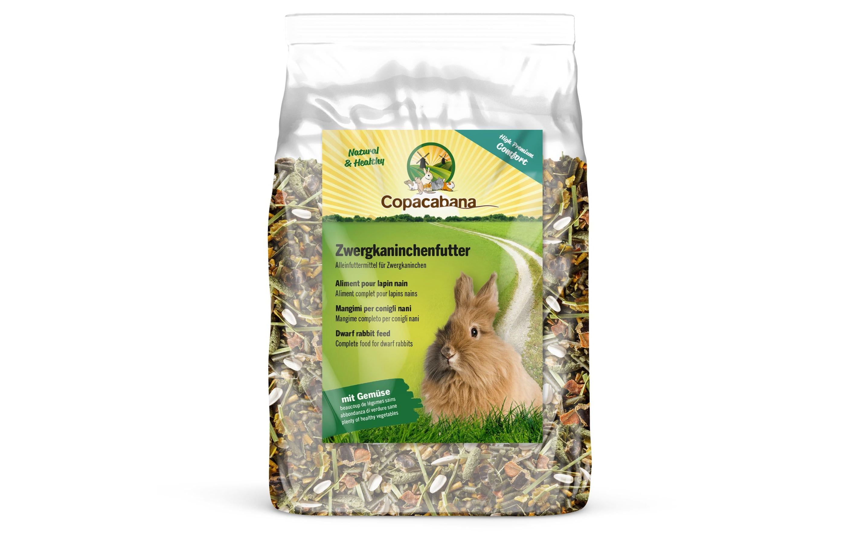 Copapacana Zwergkaninfutter Comfort 4kg