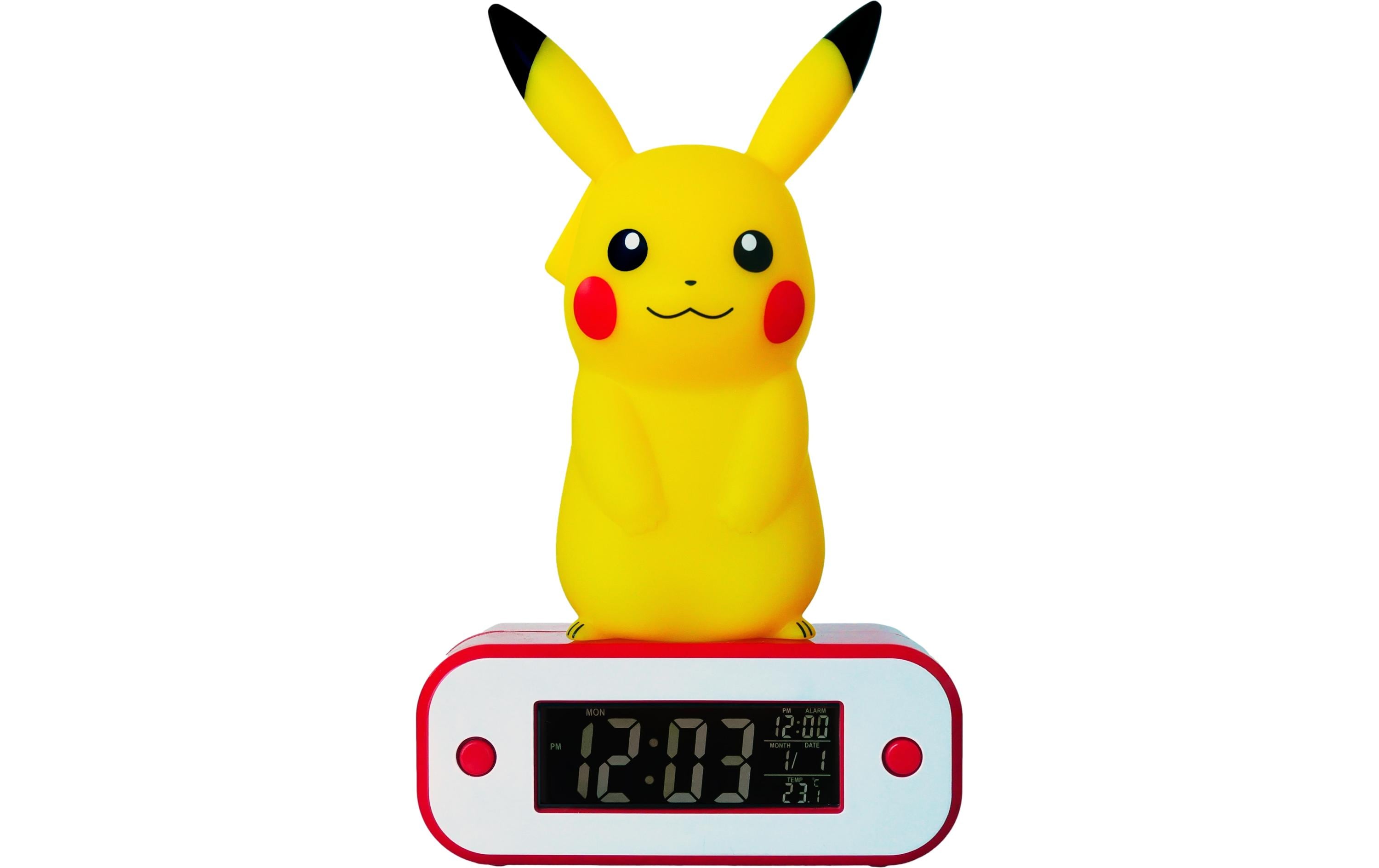 Teknofun Pokémon - Digitaler Wecker Pikachu LED-Lampe