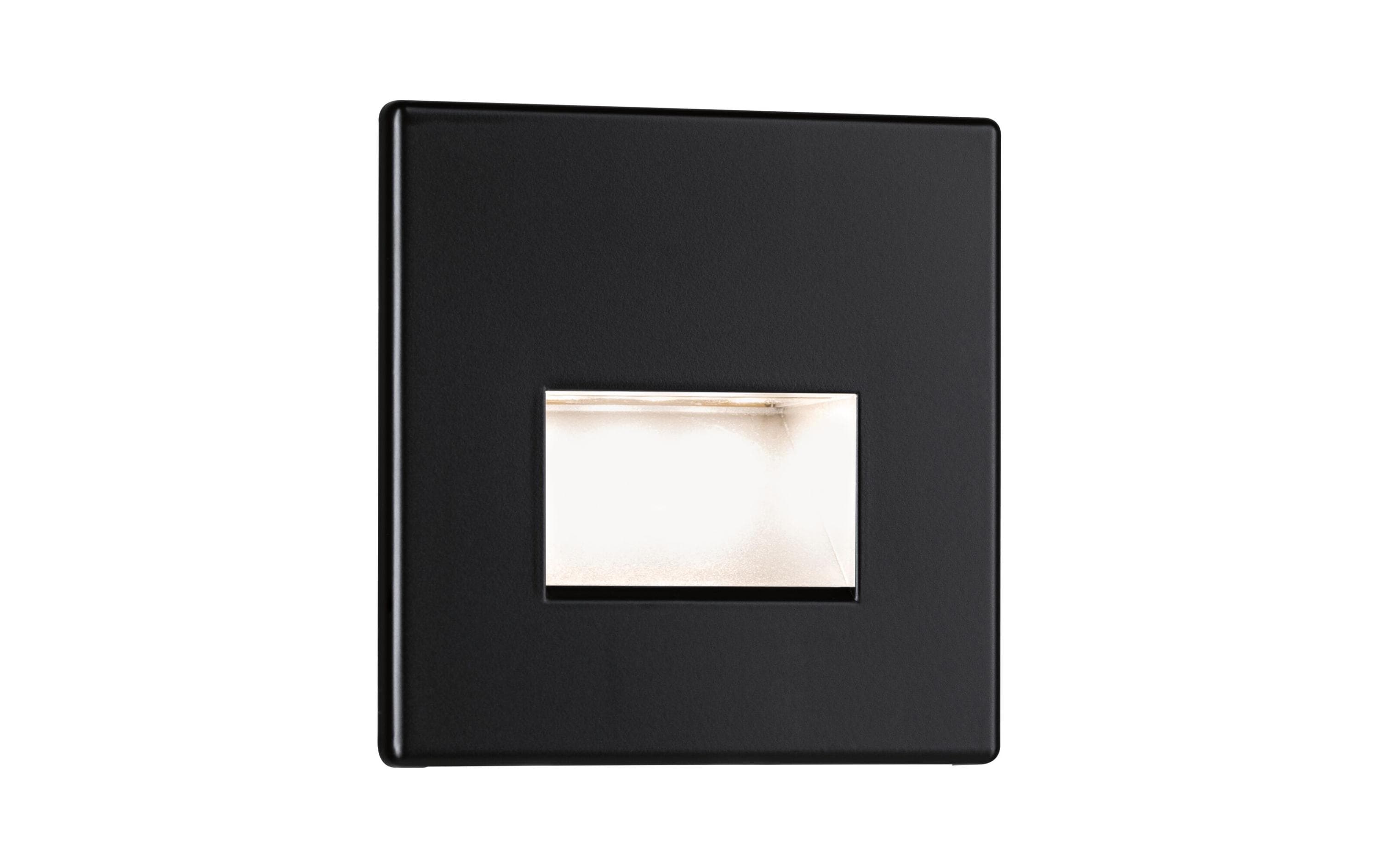 Paulmann EBL Set Edge Wand eckig schwarz LED 1x1,2W 230V