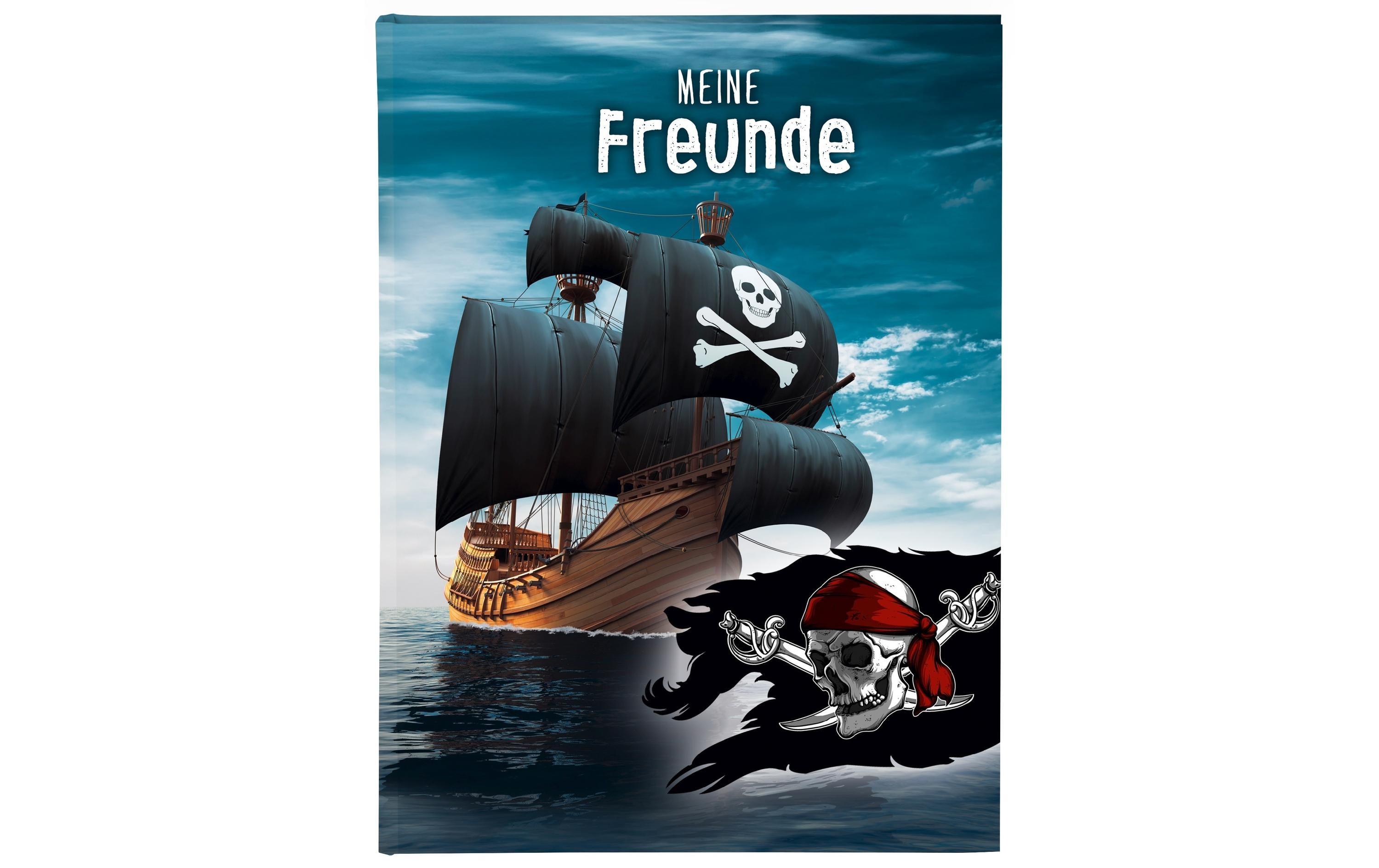 Goldbuch Freundebuch Piraten 1 Stück, Grösse: A5, 88 Seiten Illustriert