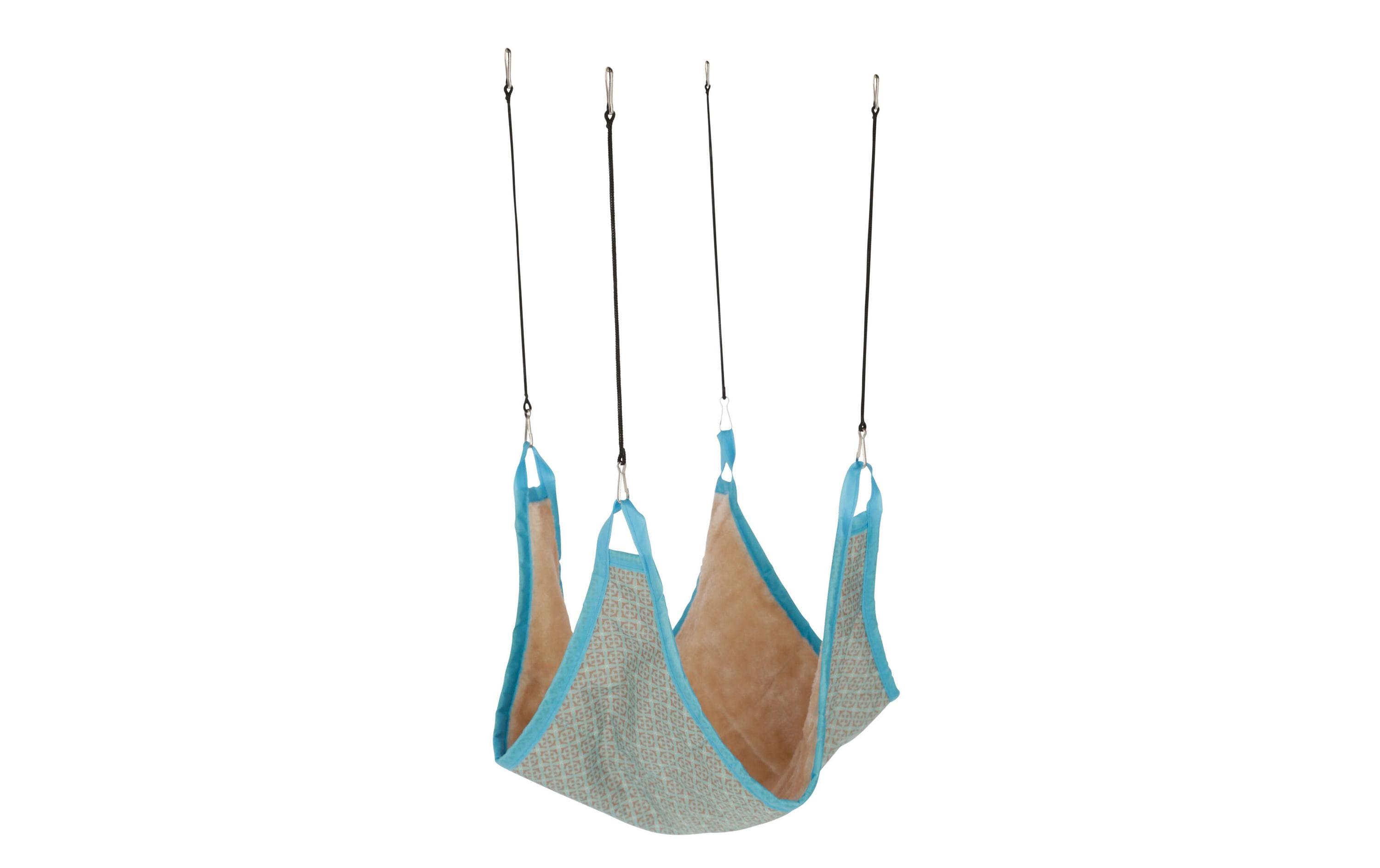 Kerbl Hängematte für Nager 45x45cm blau/beige