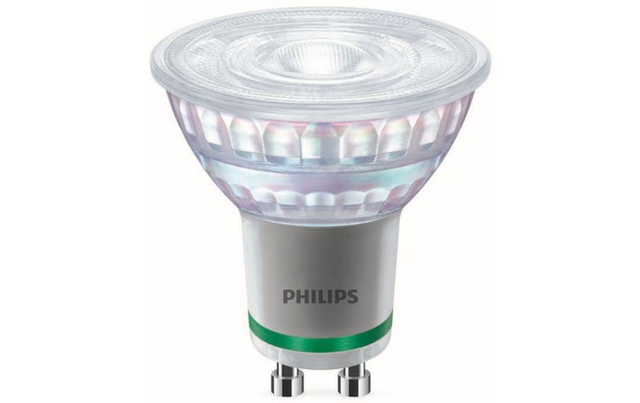 Philips LED Lampe 2.1W (50W) GU10, weiss, 375lm, 3000K