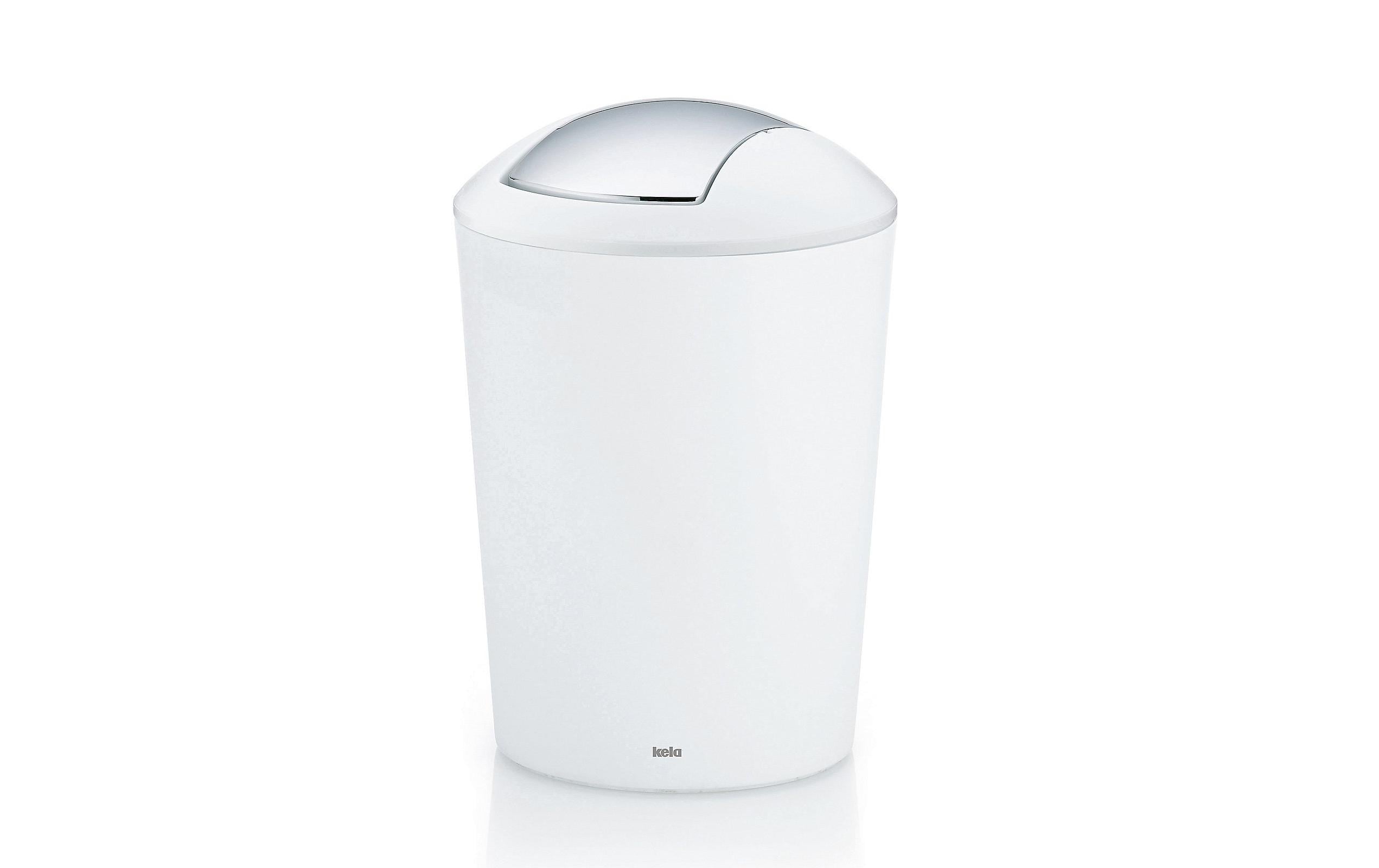 Kela Kosmetikeimer Marta 5.0 Liter, Kunststoff, Weiss
