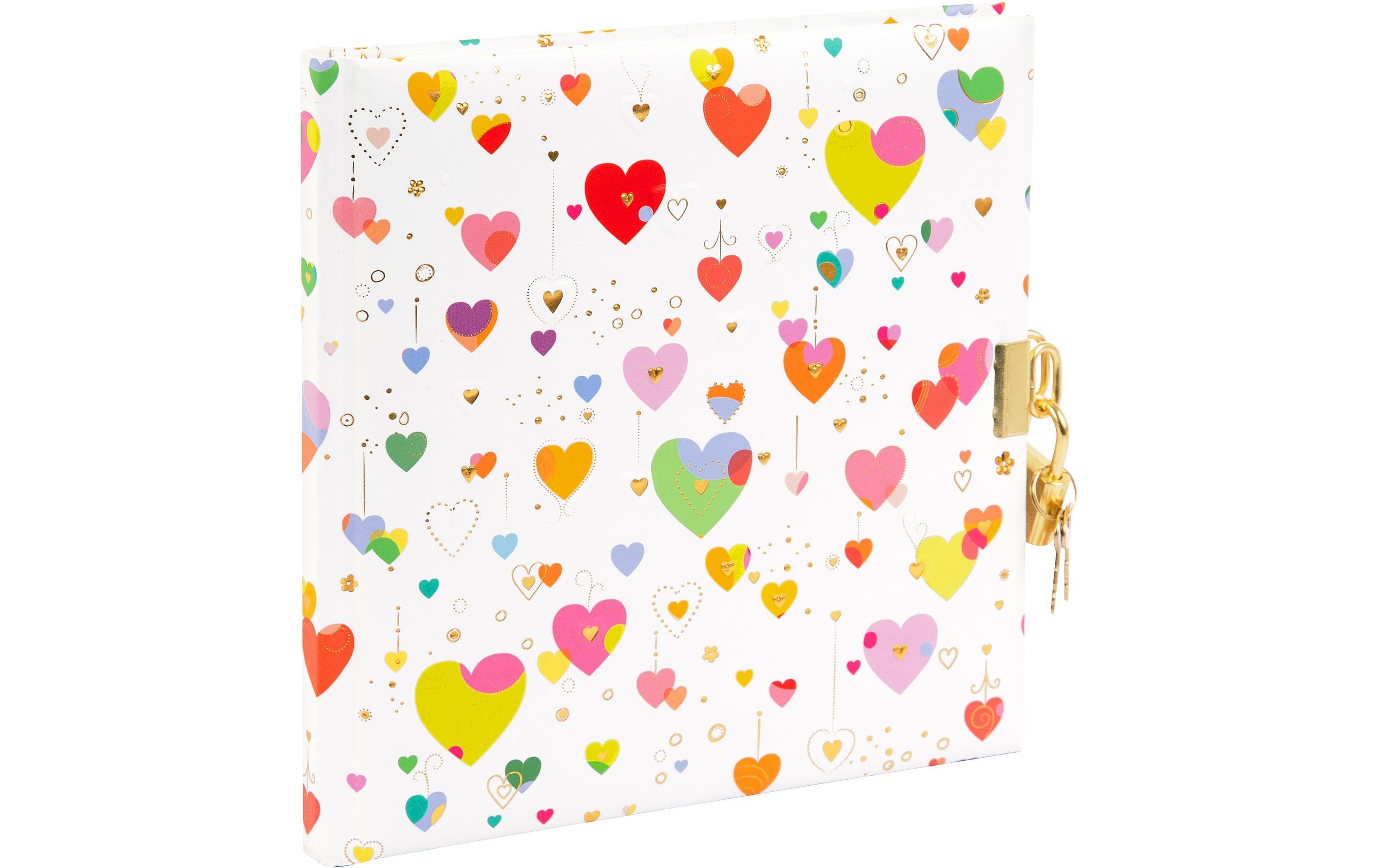 Goldbuch Tagebuch Heart light Grösse: 16.5x16.5 cm, 96 Seiten