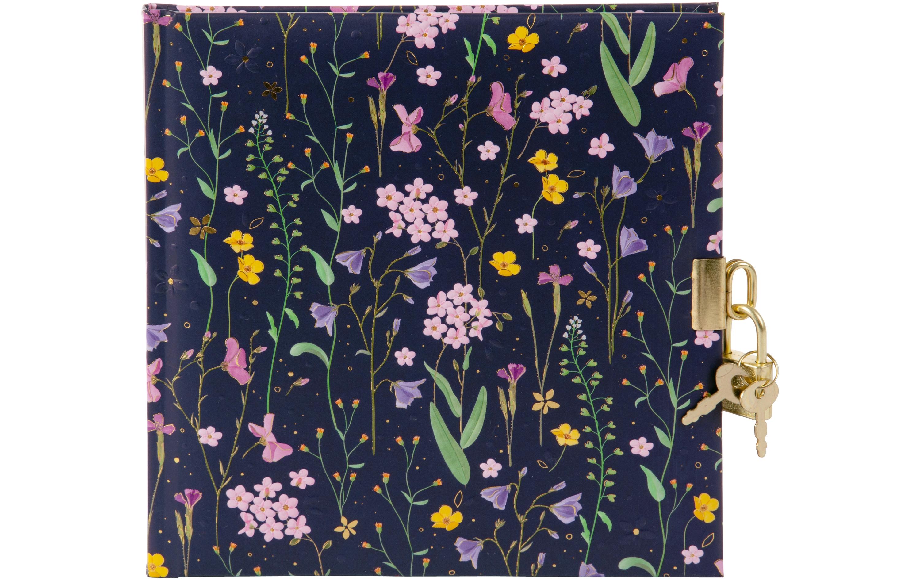 Goldbuch Tagebuch Meadow Miracles Blue Grösse: 16.5x16.5 cm, 96 Seiten