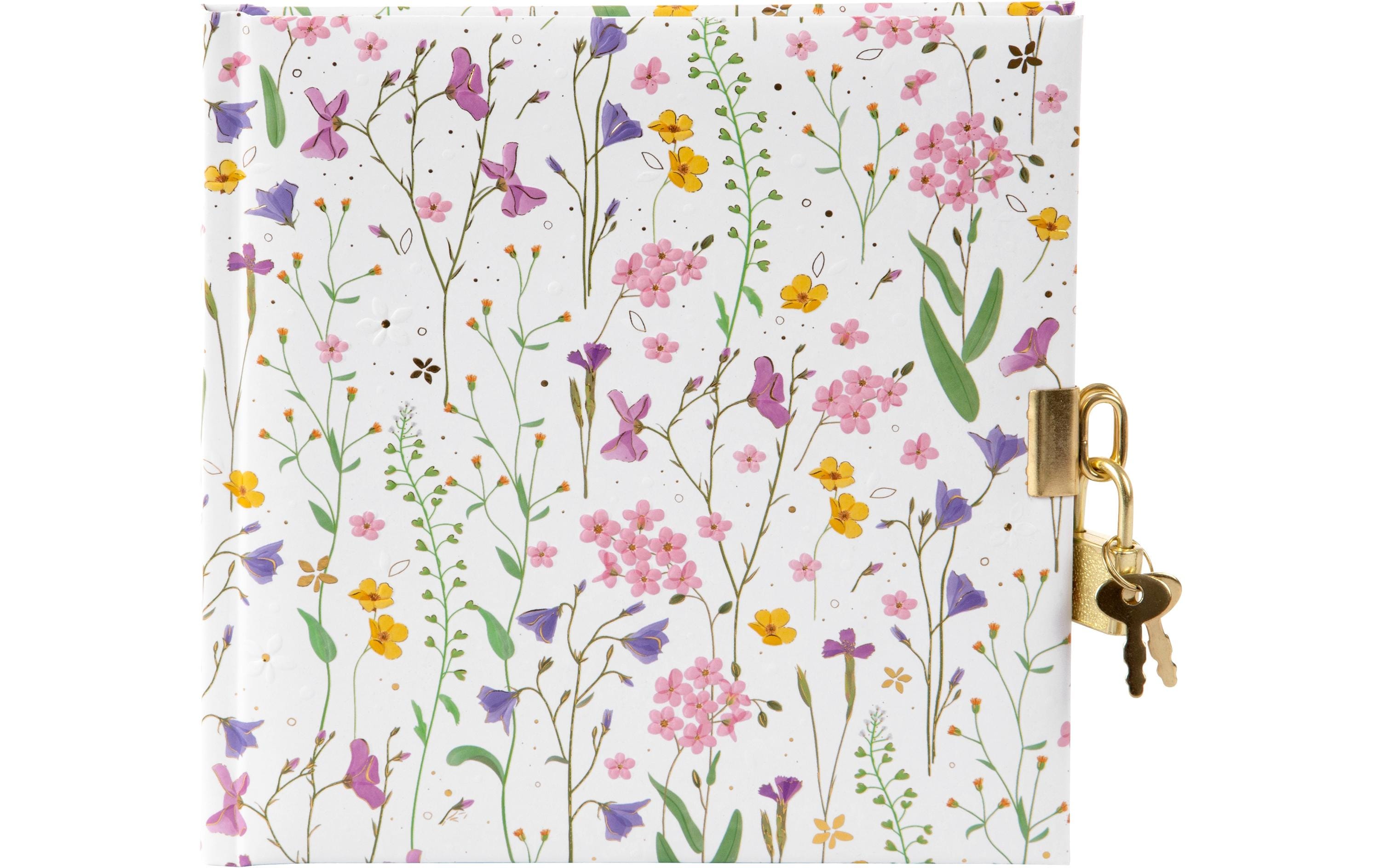 Goldbuch Tagebuch Meadow Miracles white Grösse: 16.5x16.5 cm, 96 Seiten