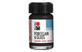 Marabu Porcelain & Glass Glossy Schwarz 073 Schwarz, 15 ml